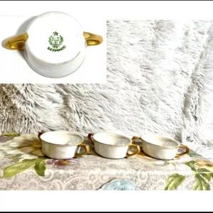 Vintage RS Germany Prussia Bone China Open Salts